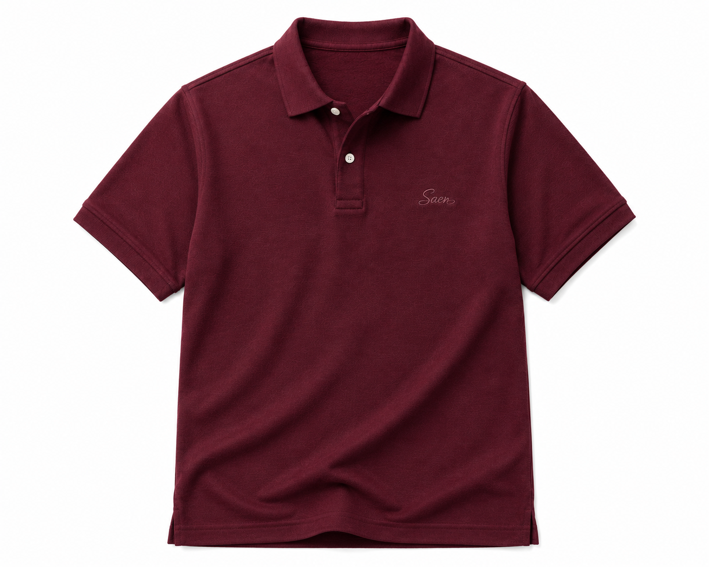 SAEN Essential Polo | Maroon - Image 4