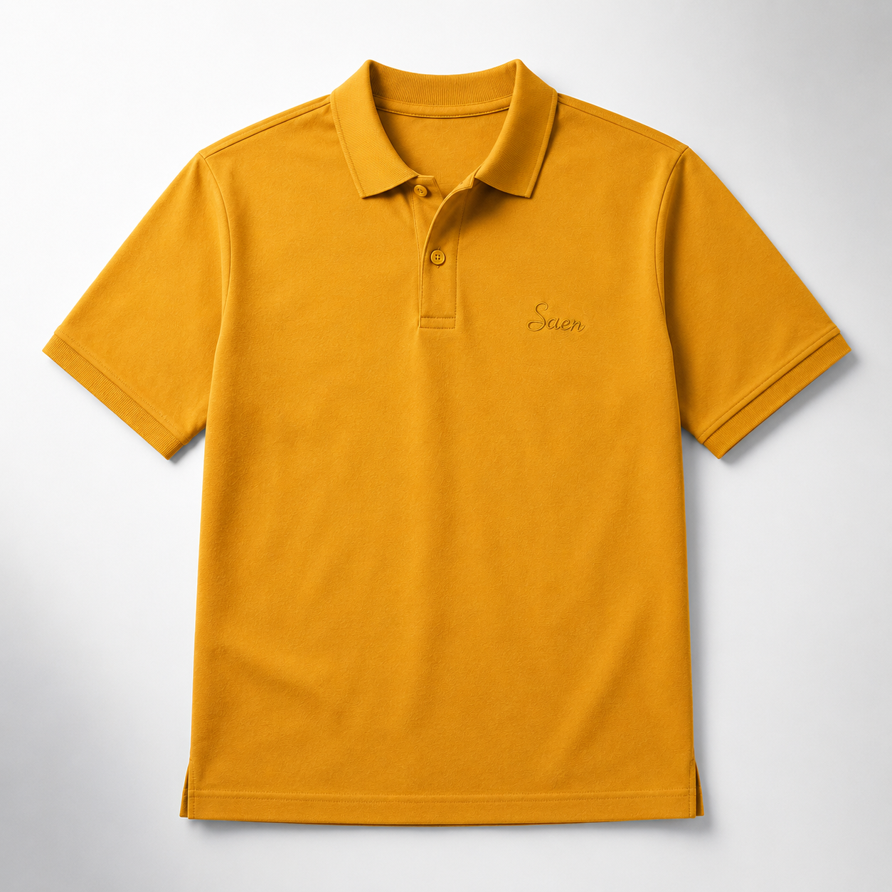 SAEN Essential Polo | Mustard Yellow - Image 2